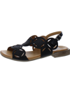 BUENO WOMENS LEATHER CUT-OUT SLINGBACK SANDALS