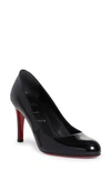 Christian Louboutin Dolly 70 Patent Leather Pumps In Black