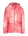Diesel Warrett Zip Front Hooded Jacket In Red