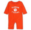 WES & WILLY INFANT WES & WILLY ORANGE CLEMSON TIGERS CORE LONG SLEEVE JUMPER