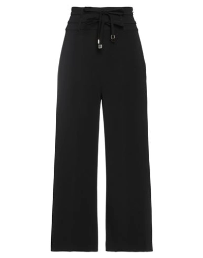 Annarita N Woman Pants Black Size 2 Polyester, Elastane