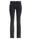 DIESEL DIESEL 1969 D-EBBEY 0ENAP BOOTCUT AND FLARE JEANS WOMAN JEANS BLACK SIZE 32W-32L COTTON, ELASTANE