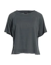 Bellwood Woman Sweater Charcoal Size L Viscose, Polyester, Nylon In Grey