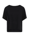 Bellwood Woman Sweater Black Size M Viscose, Polyester, Nylon