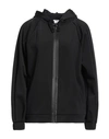 Wolford Woman Sweatshirt Black Size S Polyester, Polyamide, Elastane In Black