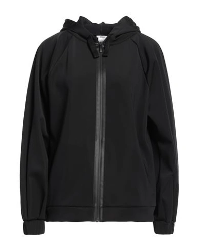 Wolford Woman Sweatshirt Black Size L Polyester, Polyamide, Elastane