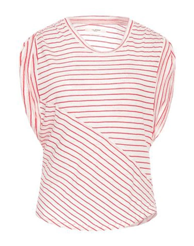 Isabel Marant Étoile Marant Étoile Woman T-shirt Red Size Xl Linen, Cotton