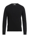 Malo Cashmere-silk Blend Pullover In Black