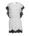 Anna Molinari Woman Mini Dress White Size 12 Viscose, Polyamide In White