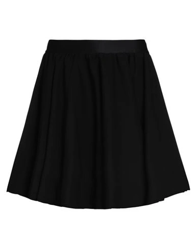 Max & Co . Woman Mini Skirt Black Size Xl Polyamide, Elastane