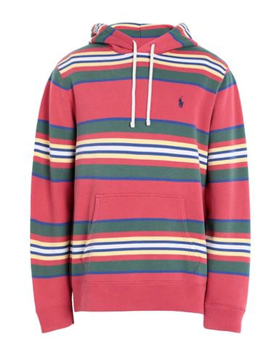 Polo Ralph Lauren Man Sweatshirt Red Size M Cotton, Polyester