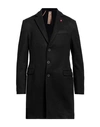Bernese Milano Man Overcoat Black Size 44 Polyester
