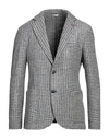 At.p.co At. P.co Man Blazer Slate Blue Size 42 Acrylic, Virgin Wool, Polyester In Blue