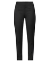 Mdm Mademoiselle Du Monde Woman Pants Black Size 10 Polyester, Viscose, Elastane In Black