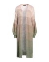 Vanessa Scott Woman Cardigan Camel Size Onesize Acrylic, Polyamide, Mohair Wool, Wool In Beige