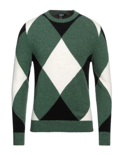 +39 Masq Man Sweater Green Size 40 Polyamide, Acrylic, Alpaca Wool, Wool, Elastane