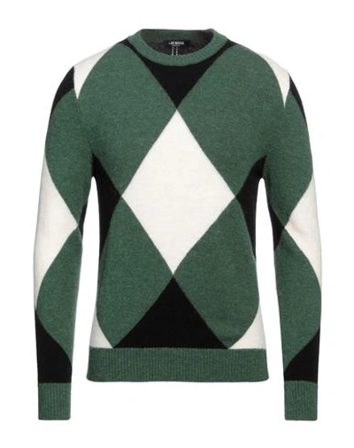 +39 Masq Man Sweater Green Size 44 Polyamide, Acrylic, Alpaca Wool, Wool, Elastane