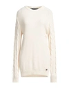 BL.11  BLOCK ELEVEN BL.11 BLOCK ELEVEN MAN SWEATER CREAM SIZE S ACRYLIC, WOOL, ALPACA WOOL, VISCOSE