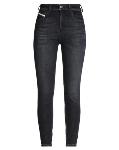 Diesel 1984 Slandy-high 09d96 Super Skinny Jeans Woman Jeans Black Size 30w-32l Cotton, Elastomultie