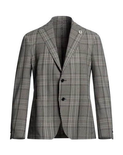 Lardini Man Blazer Dove Grey Size 42 Wool, Polyester, Elastane