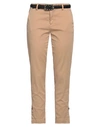 Liu •jo Woman Pants Sand Size 25 Cotton, Elastane In Beige