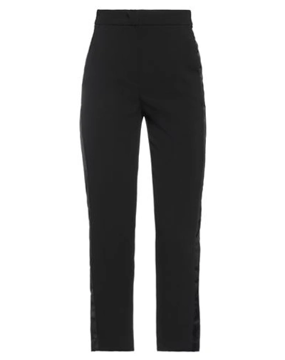 Annarita N Woman Pants Black Size 2 Polyester, Elastane