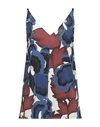 Siyu Woman Top Blue Size 6 Polyamide, Elastane