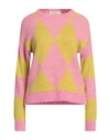 Kartika Woman Sweater Pink Size Xs Acrylic, Polyamide, Wool, Viscose