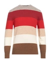 +39 Masq Man Sweater Red Size 46 Wool In Red