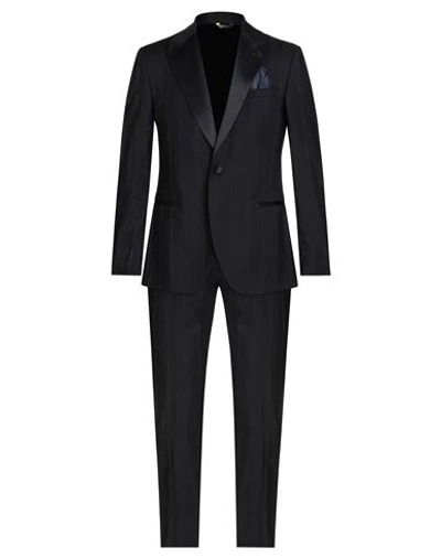 Manuel Ritz Man Suit Midnight Blue Size 40 Virgin Wool
