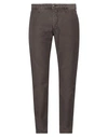 Incotex Man Pants Brown Size 38 Cotton, Elastane