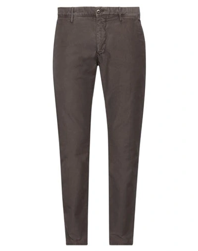Incotex Man Pants Brown Size 38 Cotton, Elastane In Brown