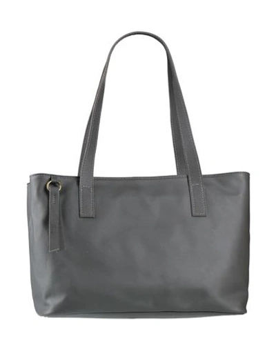 Corsia Woman Handbag Lead Size - Soft Leather In Grey