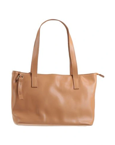 Corsia Woman Handbag Camel Size - Soft Leather In Beige