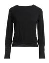 Kate By Laltramoda Woman Sweater Black Size L Viscose, Polyacrylic, Polyamide