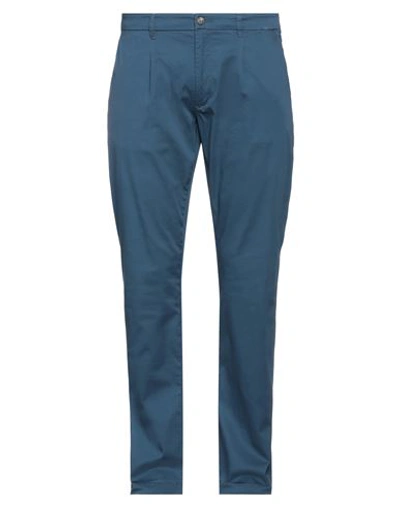 Liu •jo Man Man Pants Blue Size 42 Cotton, Elastane