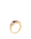 VOODOO JEWELS VOODOO JEWELS AFIA RING WOMAN RING GOLD SIZE 8.5 925/1000 SILVER, NATURAL STONE