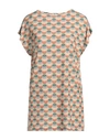 Think Woman T-shirt Beige Size S Polyester, Elastane In Beige