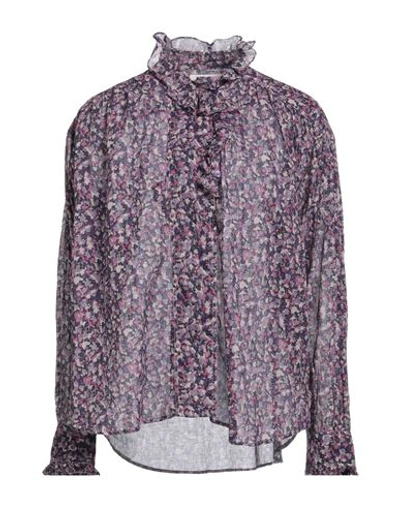 Isabel Marant Étoile Woman Shirt Purple Size 6 Cotton