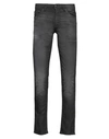 Armani Exchange Man Jeans Black Size 30 Cotton, Polyester, Elastane In Black