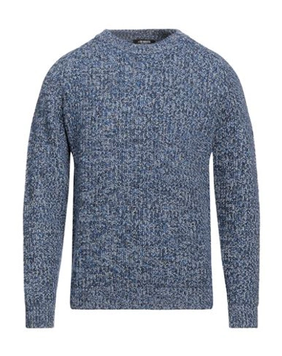 +39 Masq Man Sweater Blue Size 42 Polyamide, Wool, Viscose, Cashmere