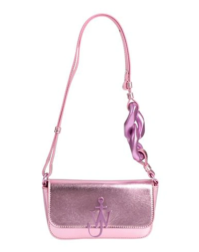 Jw Anderson Woman Shoulder Bag Pink Size - Soft Leather