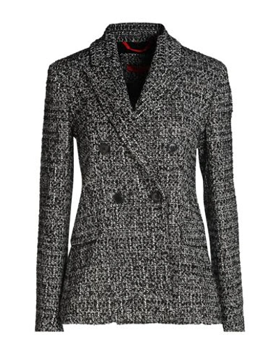 Max & Co . Woman Blazer Black Size 6 Acetate, Polyester