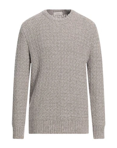 Agnona Man Sweater Grey Size S Cashmere, Metal