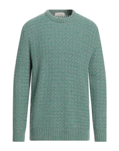 Agnona Man Sweater Green Size S Cashmere, Metal