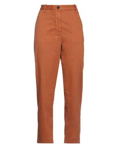 Nine:inthe:morning Nine In The Morning Woman Pants Orange Size 29 Cotton, Elastane