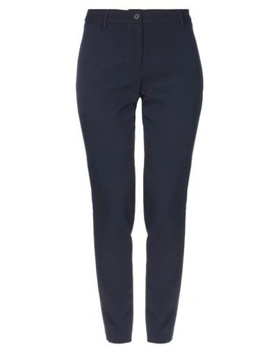 Compagnia Italiana Woman Pants Midnight Blue Size 12 Polyester, Elastane
