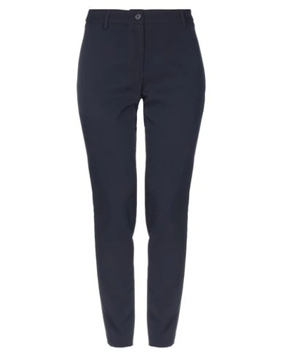 Compagnia Italiana Woman Pants Midnight Blue Size 12 Polyester, Elastane In Blue