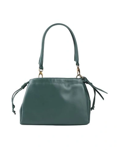 Corsia Woman Handbag Dark Green Size - Soft Leather