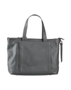 Corsia Woman Handbag Lead Size - Soft Leather In Grey